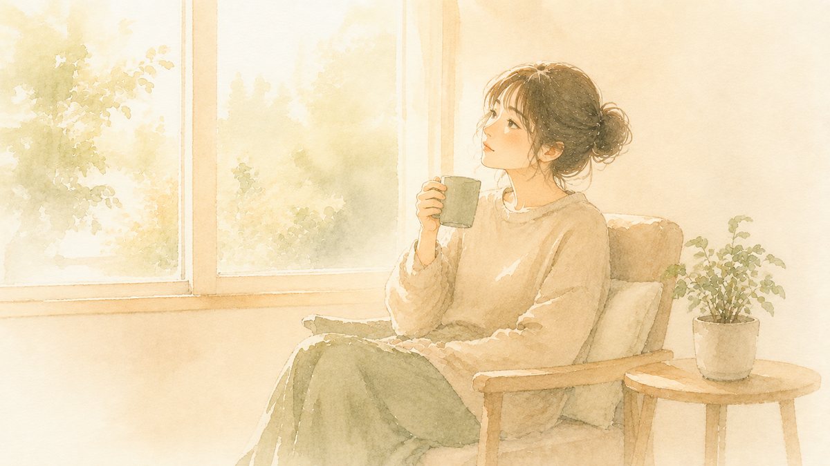 音の対策について考えている繊細さんのイラスト